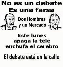 Rajoy - Rubalcaba: un debate falso y trucado