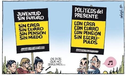 La clase política es la escoria de España