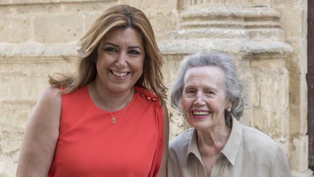 Susana y la hija de Blas Infante