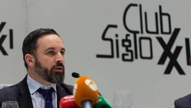 Abascal vaticinó en el Club Siglo XXI que el acoso de los progres le conducirá hasta la Moncloa