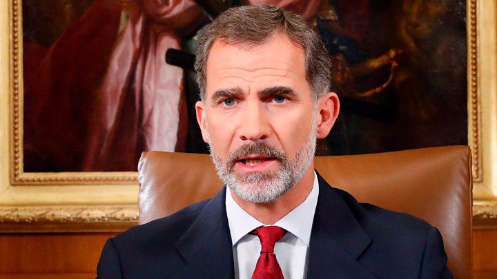 En su gran discurso contra el independentismo y el golpismo en Cataluña, el rey habló con brío y solvencia de "Una deslealtad inadmisible hacia los poderes del Estado"