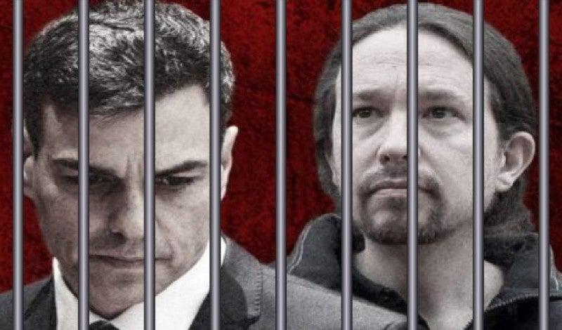 Imagen que circula por las redes como icono de la campaña "Gobierno a prisión"