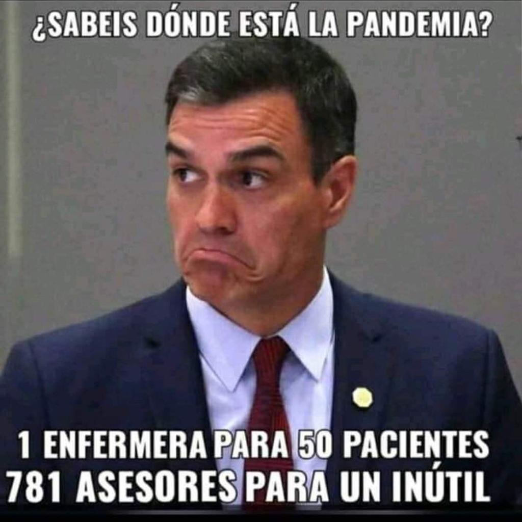 Una de las imágenes-lamento que inundan Internet y que claman contra el mal gobierno de Pedro Sánchez
