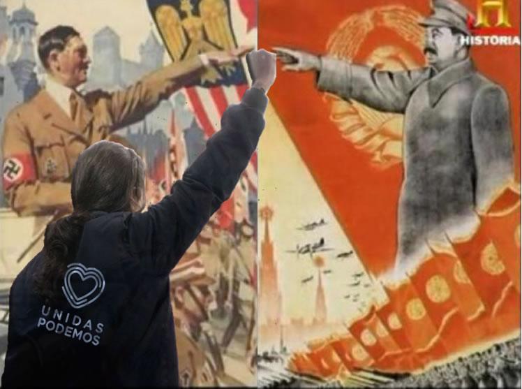 Nazis y comunistas, dos aberraciones igualmente antidemocráticas