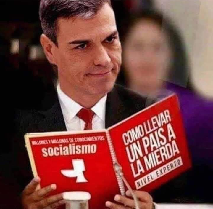 Una de las muchas imágenes críticas contra la ineficacia del gobierno que circulan por la redes sociales españolas