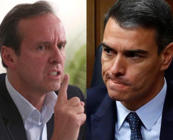 Jorge “Tuto” Quiroga, ex presidente de Bolivia, llamó a Pedro Sánchez "Padrino de tiranos"