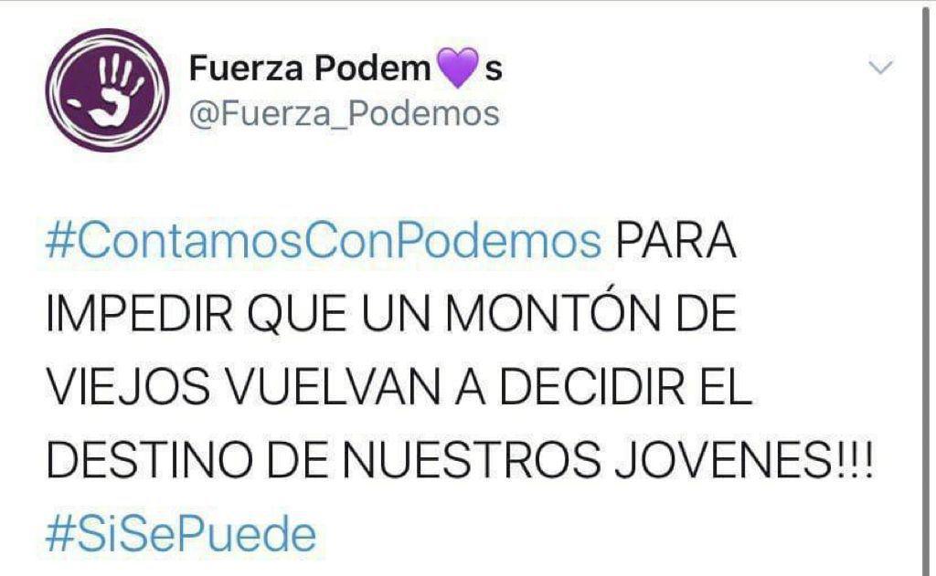 Podemos quiere retirar a los ancianos el derecho a votar en España