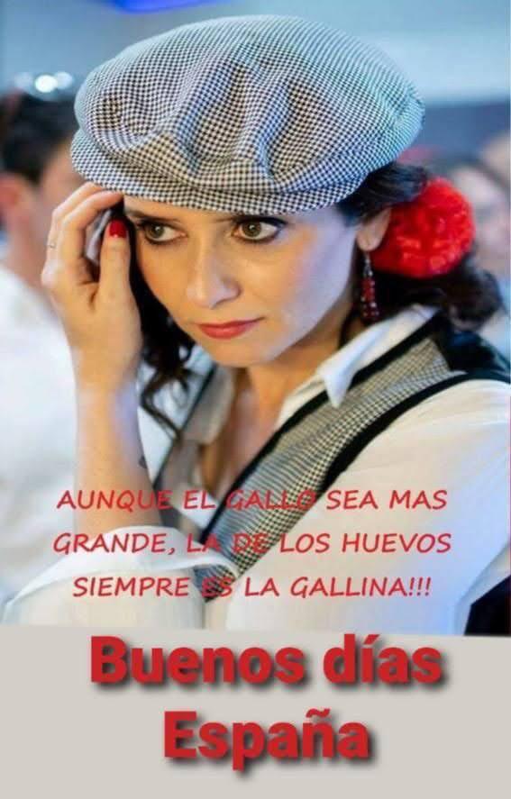 LO DE AYUSO ES TELA MARINERA