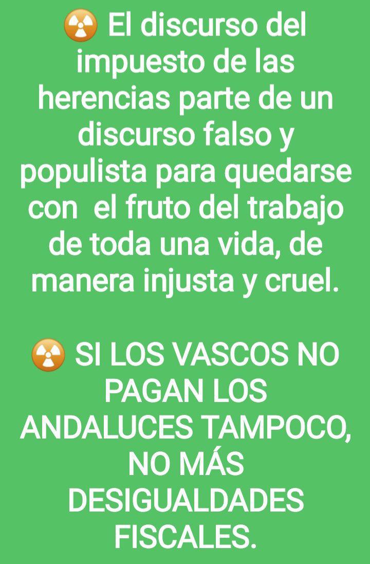Uno de los muchos carteles contra el impuesto de Sucesiones desplegados en las campañas contra el robo de las herencias por la izquierda española