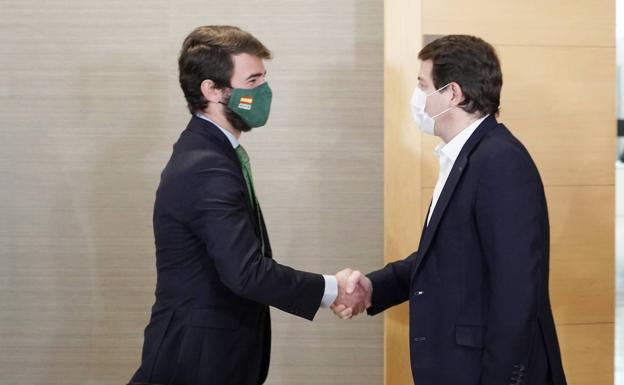 Mañueco (PP) y García Gallardo (VOX)
