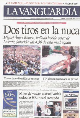 Aquella España que se rebeló contra ETA ya no existe. Los partidos la han aplastado y domesticado hasta hacerla cobarde y desgraciada.