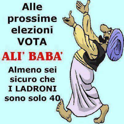 Cartel italiano anti-políticos