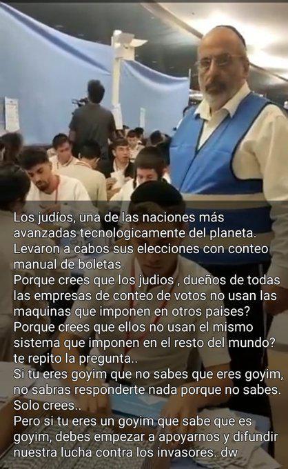 Uno de los muchos memes que circulan denunciando el posible fraude electoral en España