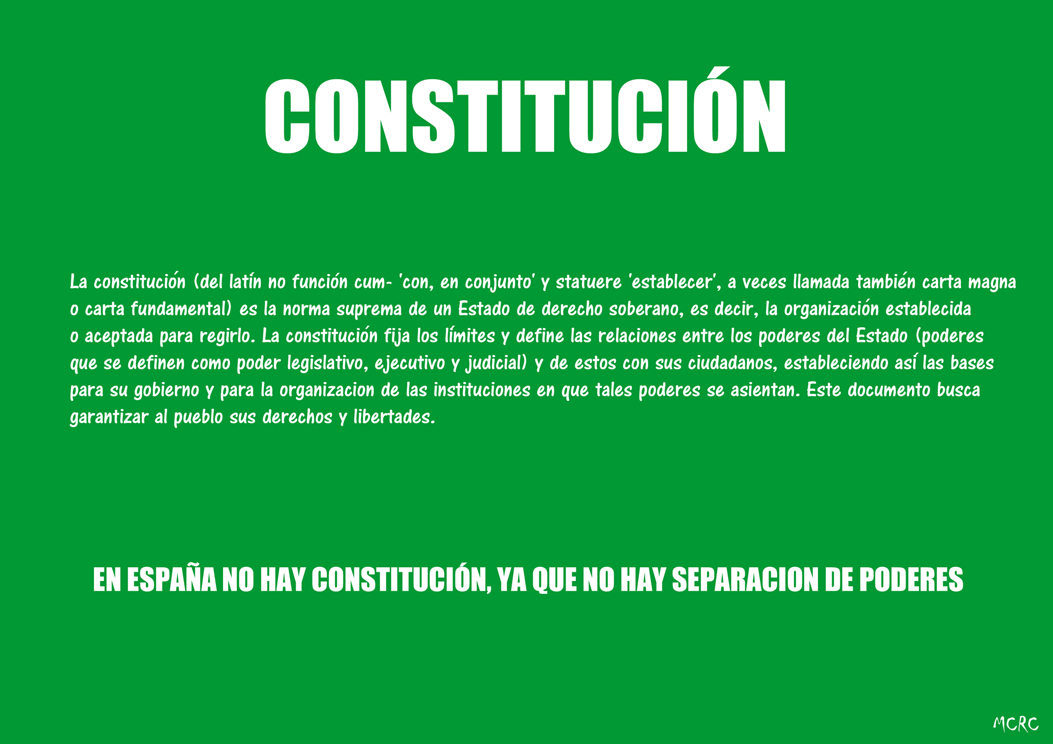 La Constitución de 1978 es un fracaso