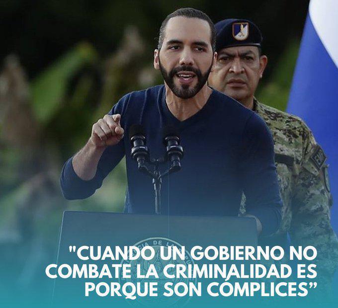 Los gobiernos que no eliminan la delincuencia son cómplices