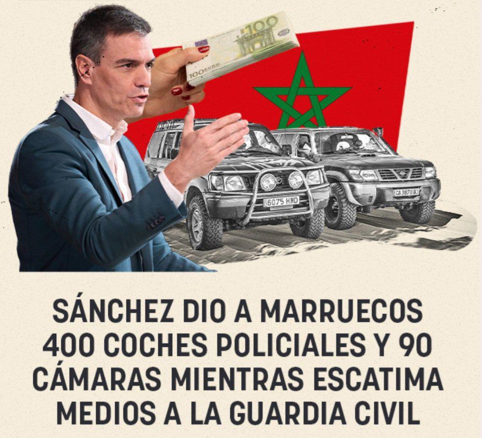 Hay miles de imágenes en las redes que denuncian la convivencia del sanchismo con la droga y otros delitos.