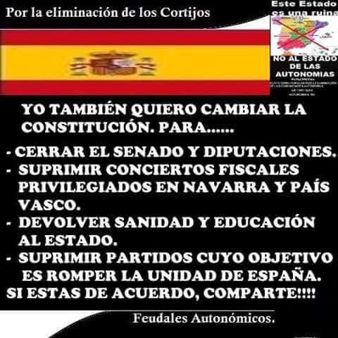 Una de las muchas imágenes que circulan en Internet reclamando cambios profundos en España