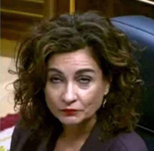 Maria Jesús Montero, ministra de Hacienda, puesta por Sánchez para recaudar sin piedad porque, como él, es codiciosa y carece de ética y mesura