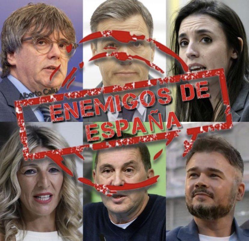 España tiene demasiados enemigos internos con poder. En esta imagen hoy seis.