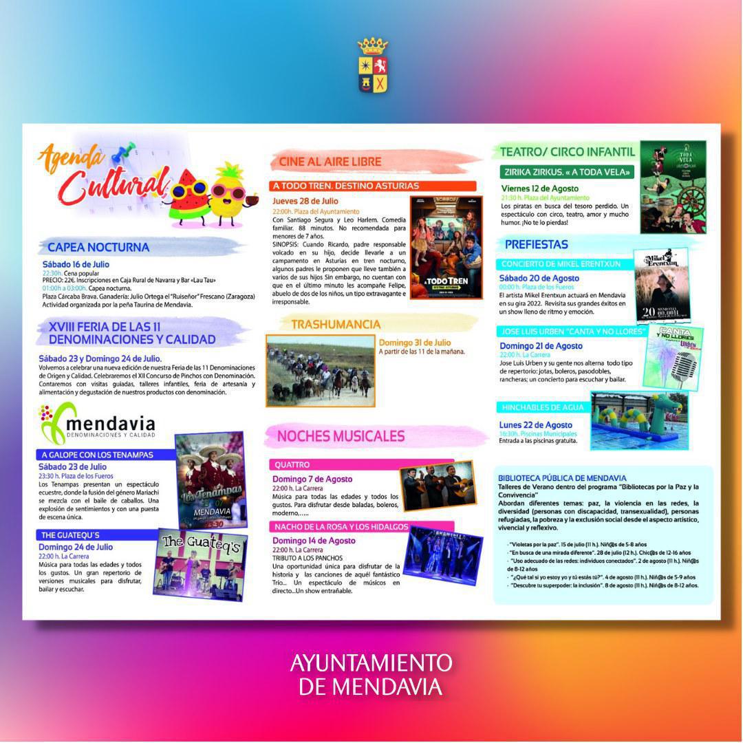 🤹🏻♀️🎪 AGENDA CULTURAL Y DEPORTIVA VERANO 2022 🎪🤹🏻♀️ 🤹🏻♀️🎪 AGENDA CULTURAL Y DEPORTIVA VERANO 2022 🎪🤹🏻♀️