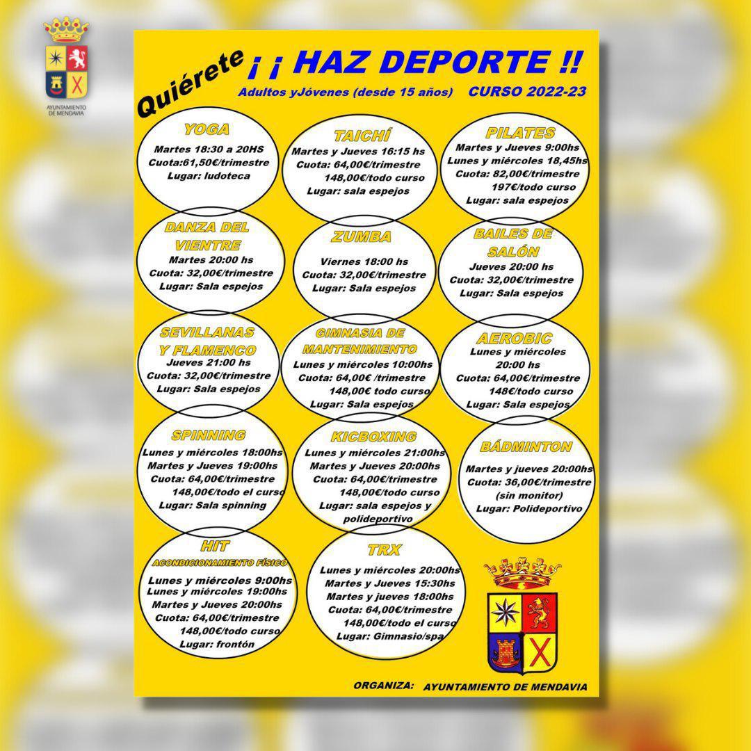 ๐๐ปโโ๏ธ๐๐ฝ๐ฅ๐ด ACTIVIDADES DEPORTIVAS PARA ADULTOS ( > 15 aรฑos) ๐ด๐๐ปโโ๏ธ๐๐ฝ๐ฅ ๐๐ปโโ๏ธ๐๐ฝ๐ฅ๐ด ACTIVIDADES DEPORTIVAS PARA ADULTOS ( > 15 aรฑos) ๐ด๐๐ปโโ๏ธ๐๐ฝ๐ฅ