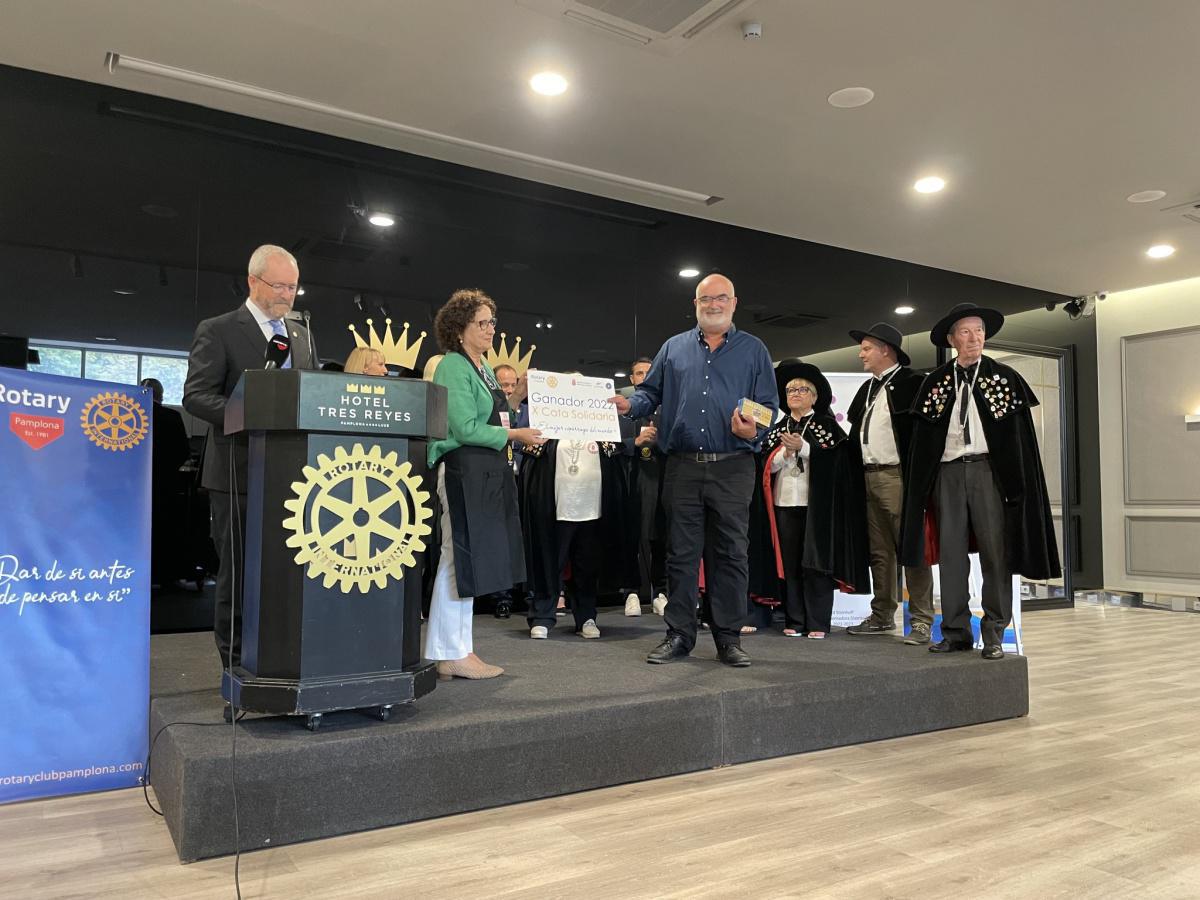 J. Vela ha sido a conservera ganadora en la X Cata del Espárrago de Navarra “el mejor espárrago del mundo” del Rotary Club Pamplona