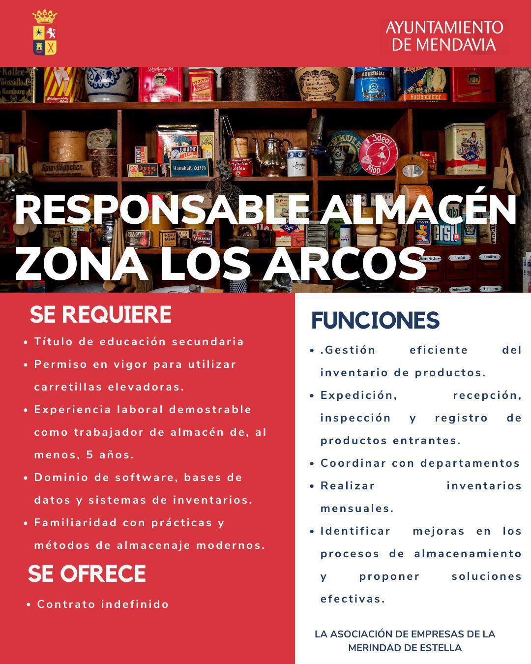 馃捈馃毃2 NUEVAS OFERTAS DE TRABAJO EN MENDAVIA 馃毃馃捈 馃捈馃毃2 NUEVAS OFERTAS DE TRABAJO EN MENDAVIA 馃毃馃捈