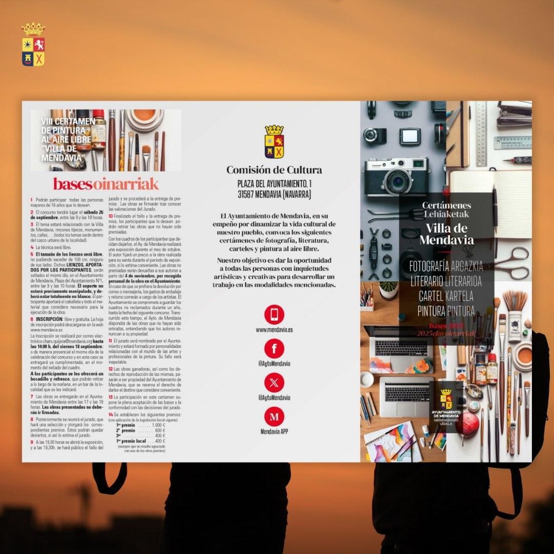 👩🏻‍🎨 CERTÁMENES DE MENDAVIA 2025 👨🏼‍🎨 