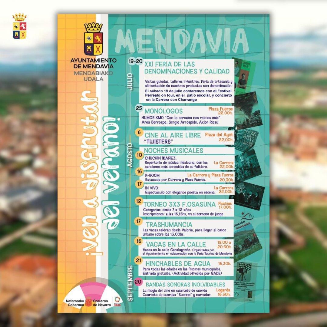 🎉 VERANO 2025 EN MENDAVIA 🎉