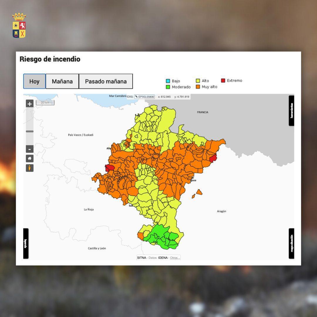 🔥 RIESGO EXTREMO DE INCENDIOS FORESTALES 🔥