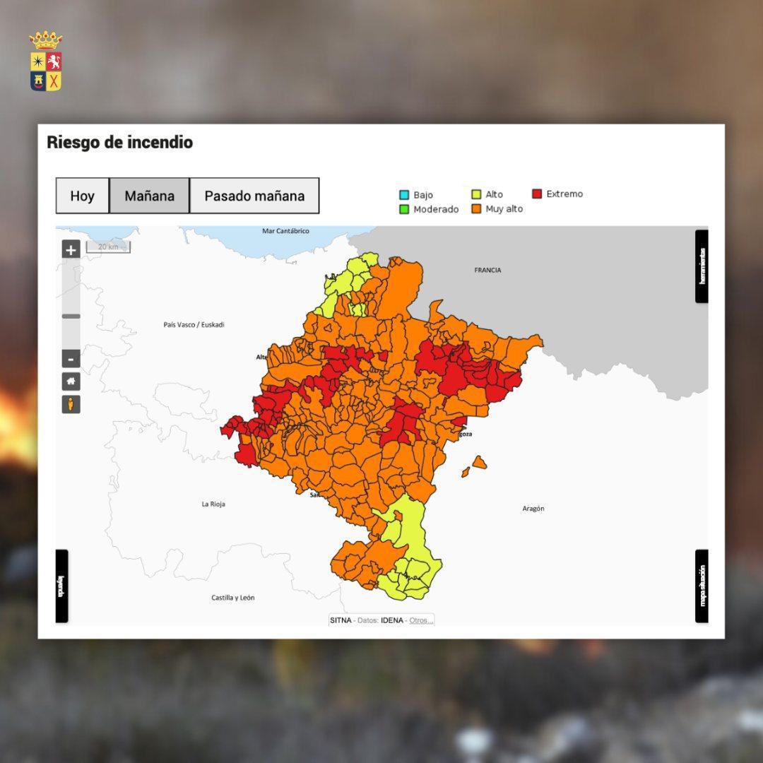 🔥 RIESGO EXTREMO DE INCENDIOS FORESTALES 🔥
