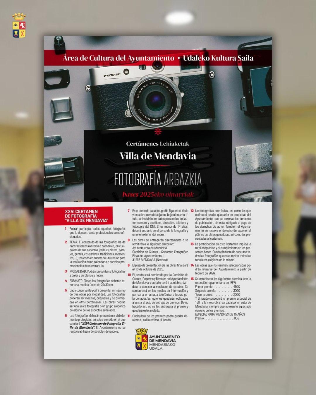 👩🏻‍🎨📸 CERTÁMENES DE MENDAVIA 2025 📸👨🏼‍🎨
