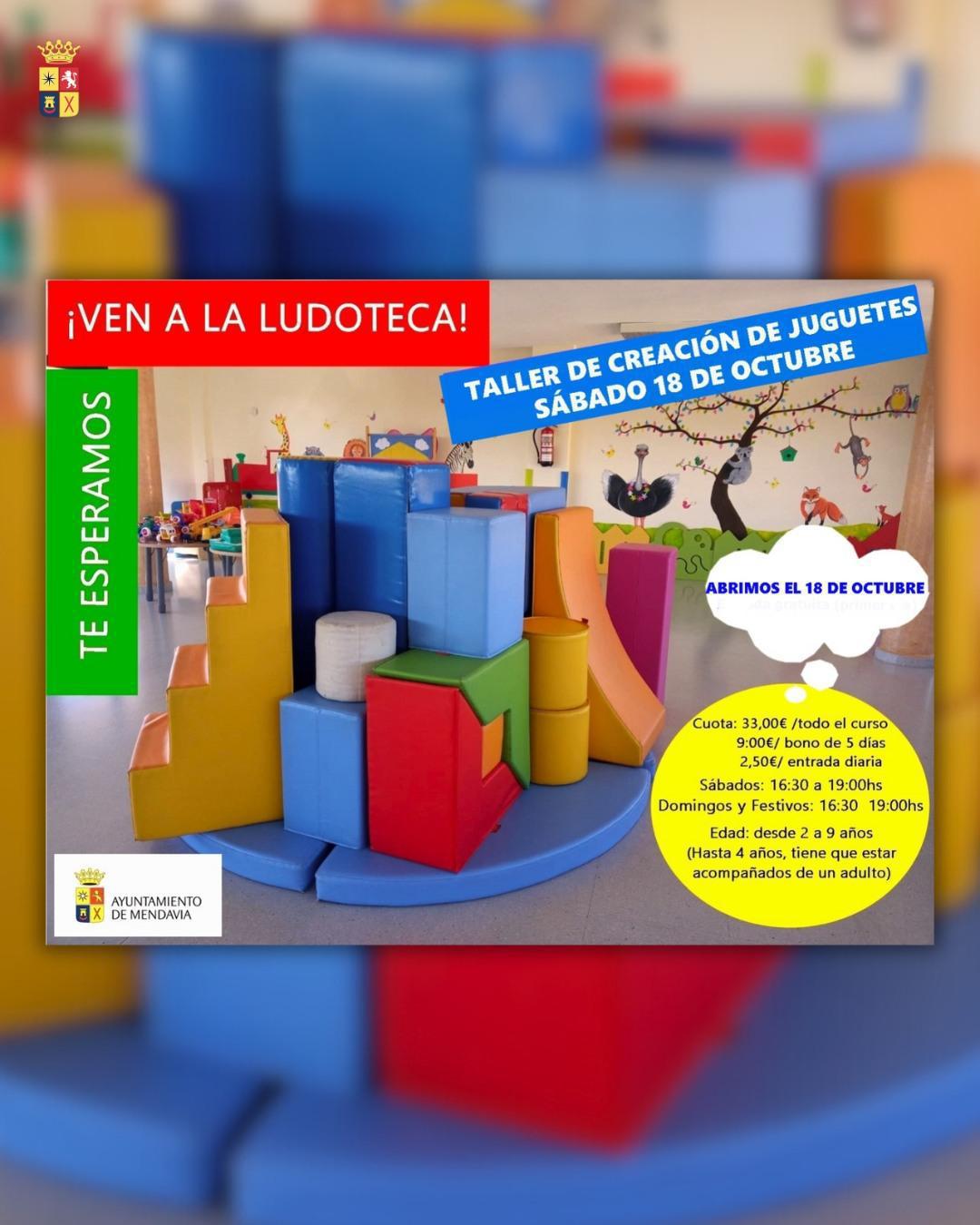 🎉📚 ¡VUELVE LA LUDOTECA Y EL CENTRO JOVEN DE MENDAVIA! 🙌🎲