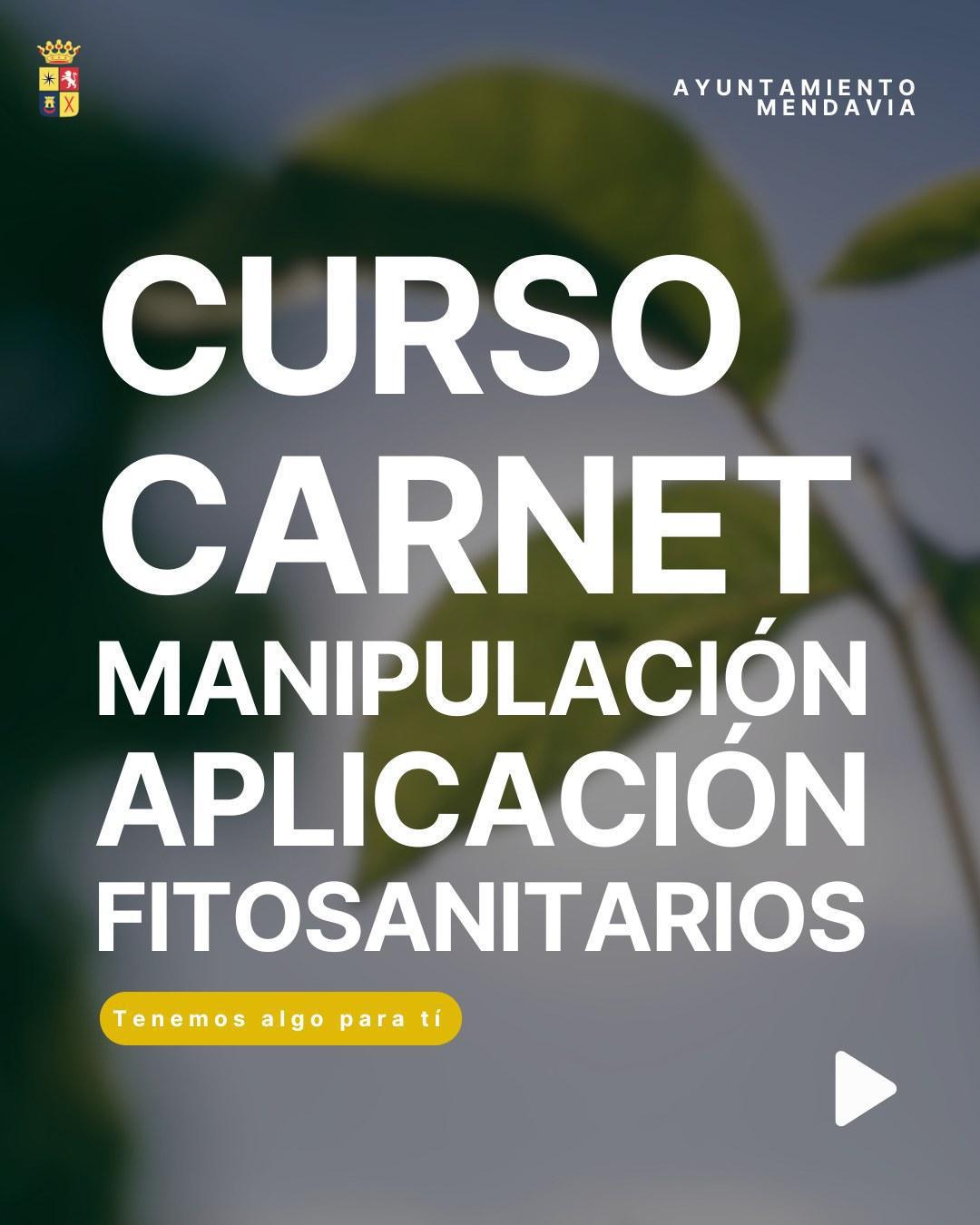 🌾🧤 CURSO DE CARNET FITOSANITARIOS 🌿🚜