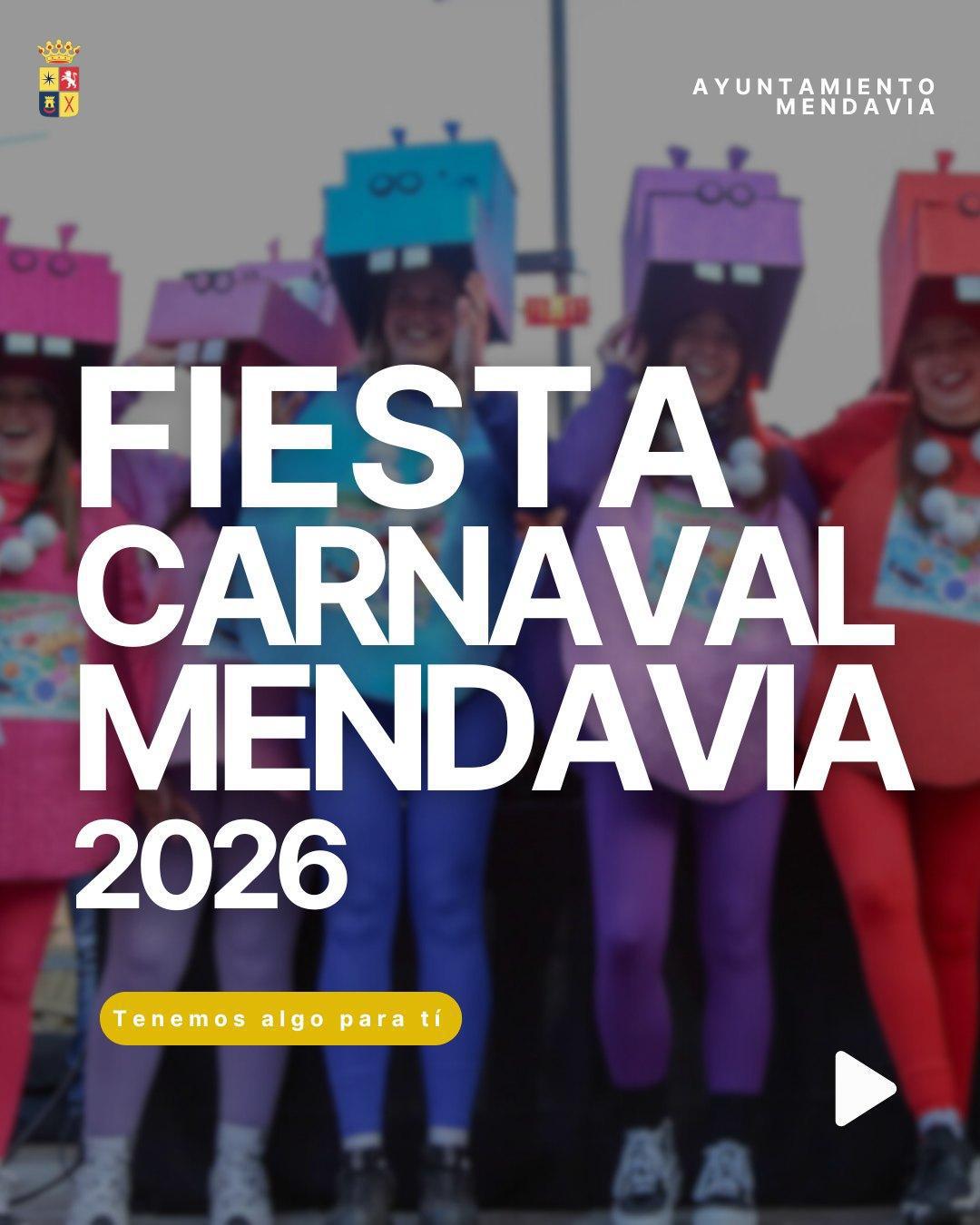 🎭🎊 VIVE EL CARNAVAL 2026 EN MENDAVIA 🎊🎭
