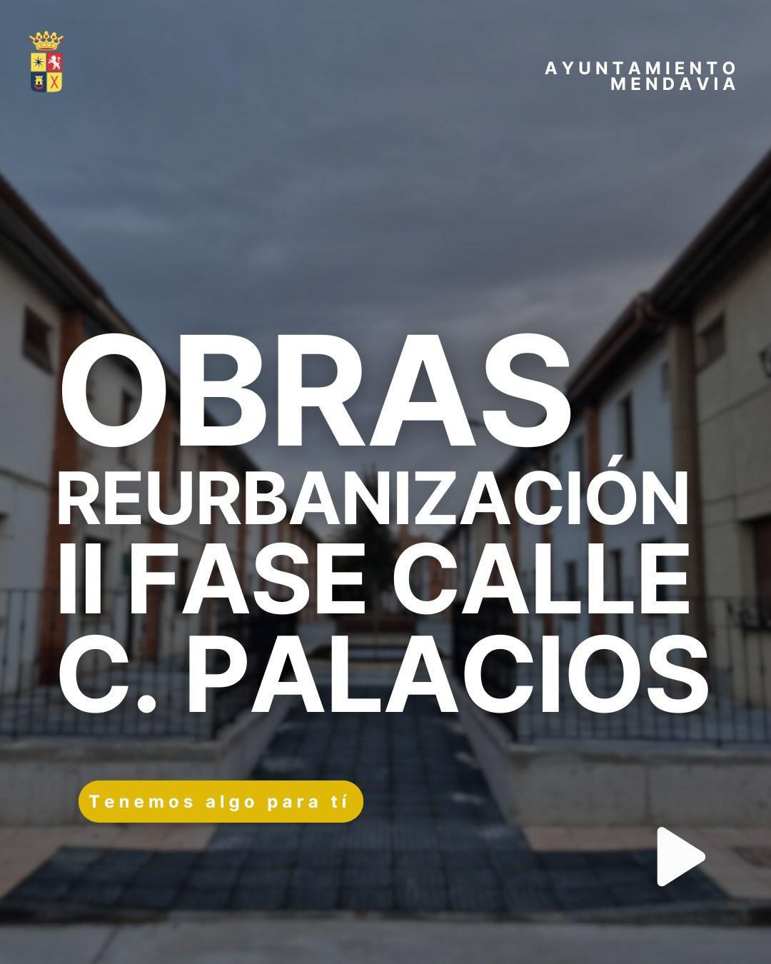 👷🏻‍♂️🚧 TERMINADAS LAS OBRAS EN CALLE PALACIOS 👷🏻‍♂️🚧