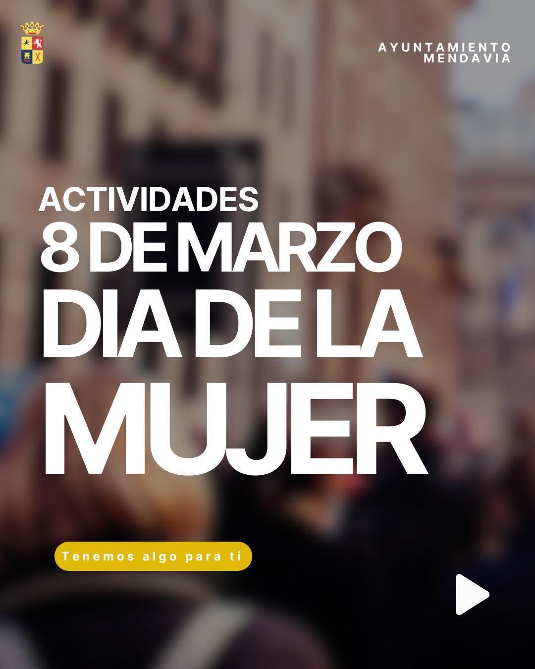 💜 ACTIVIDADES 8M MENDAVIA 💜