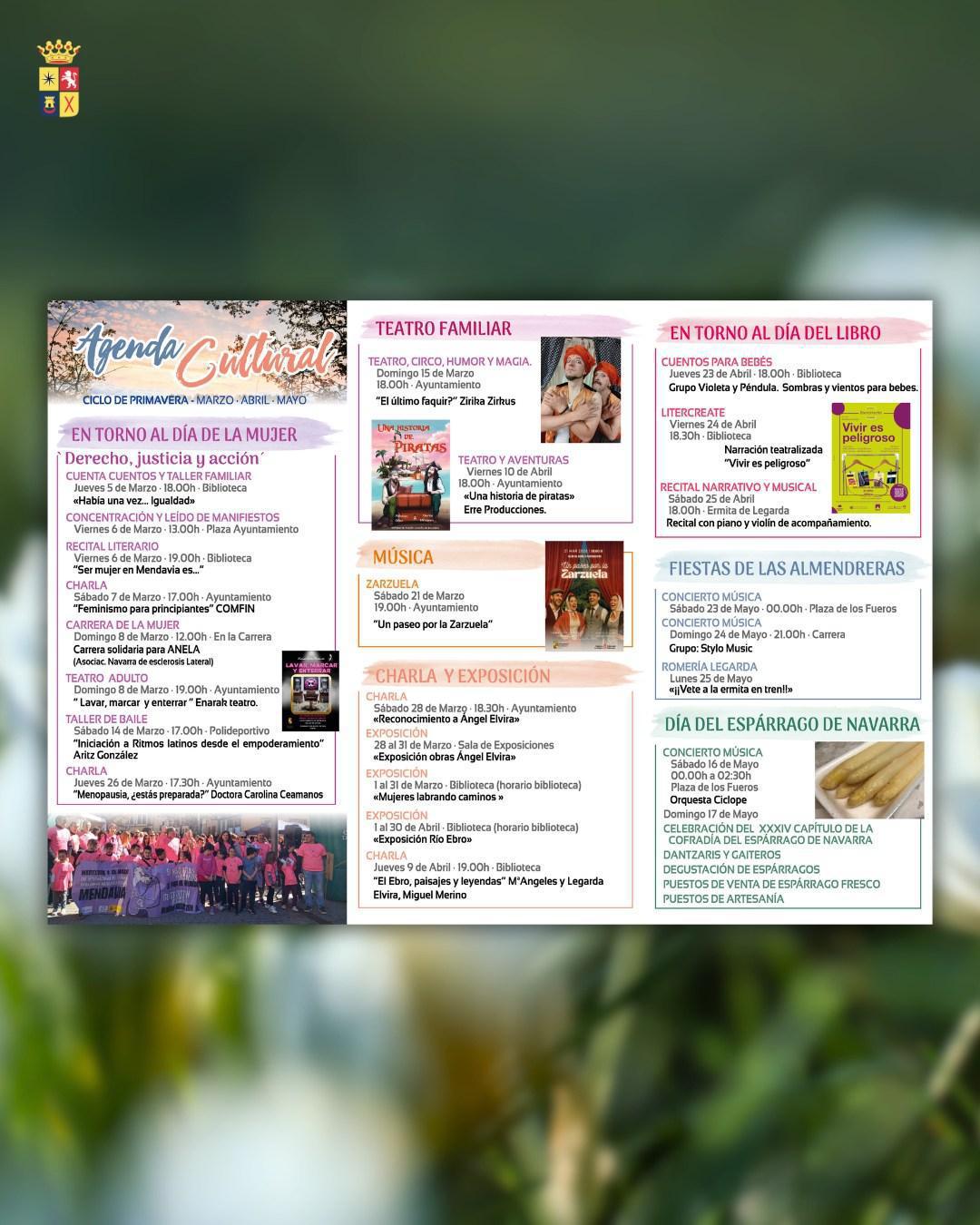 🌸😁 AGENDA DE PRIMAVERA 2026: ¡MENDAVIA NO PARA! 📝🌷