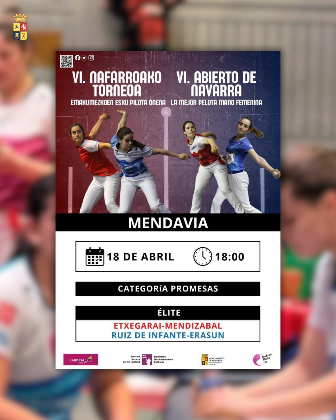 📋⚾ PELOTA MANO FEMENINA: VI ABIERTO DE NAVARRA 🗣️