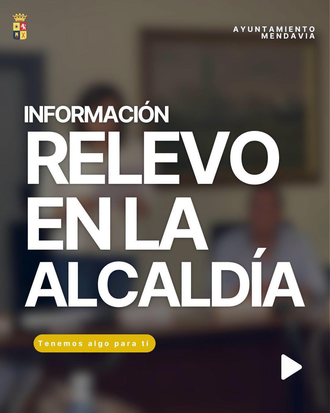🏛️ RELEVO EN LA ALCALDÍA: COMPROMISO Y CONTINUIDAD eEN MENDAVIA 🏛️