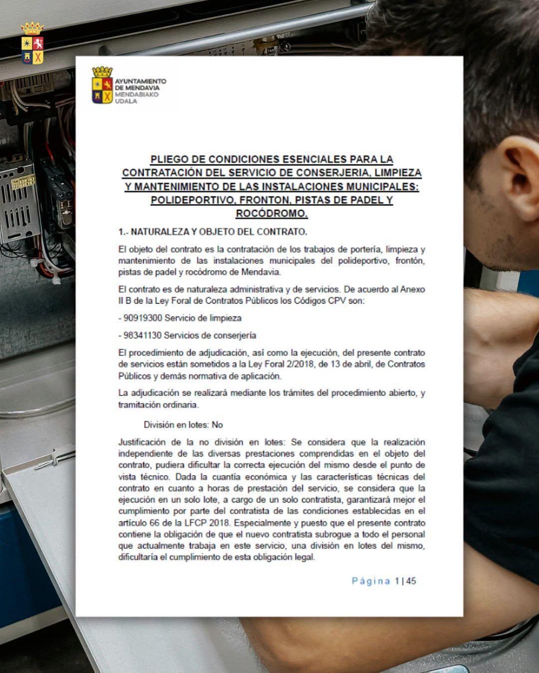 🏢📋 LICITACIÓN ABIERTA: MANTENIMIENTO DE INSTALACIONES DEPORTIVAS 📋🏢