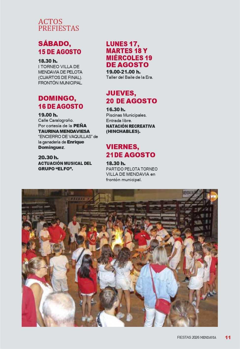 🙌🏻🔻PROGRAMA FIESTAS PATRONALES 2026 🔻🙌🏻