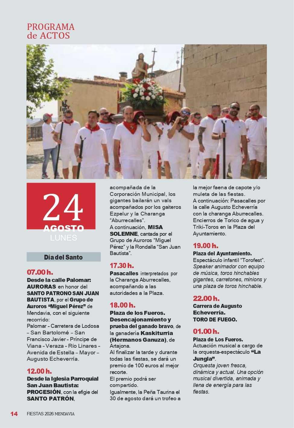 🙌🏻🔻PROGRAMA FIESTAS PATRONALES 2026 🔻🙌🏻