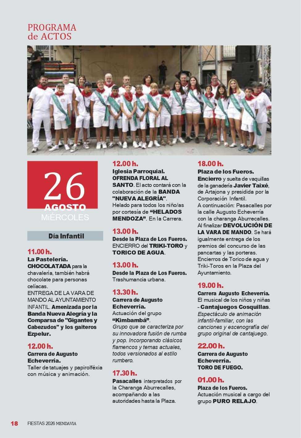 🙌🏻🔻PROGRAMA FIESTAS PATRONALES 2026 🔻🙌🏻