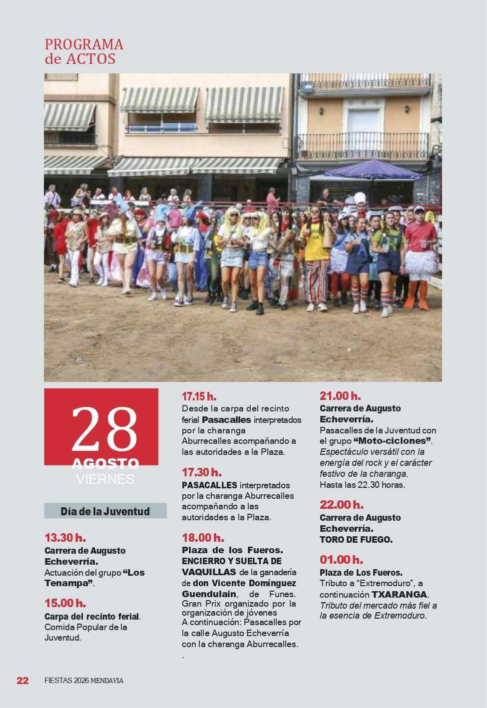 🙌🏻🔻PROGRAMA FIESTAS PATRONALES 2026 🔻🙌🏻