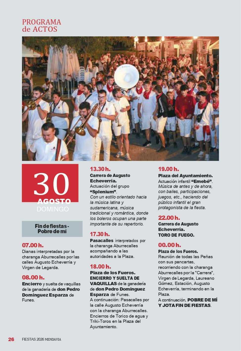 🙌🏻🔻PROGRAMA FIESTAS PATRONALES 2026 🔻🙌🏻