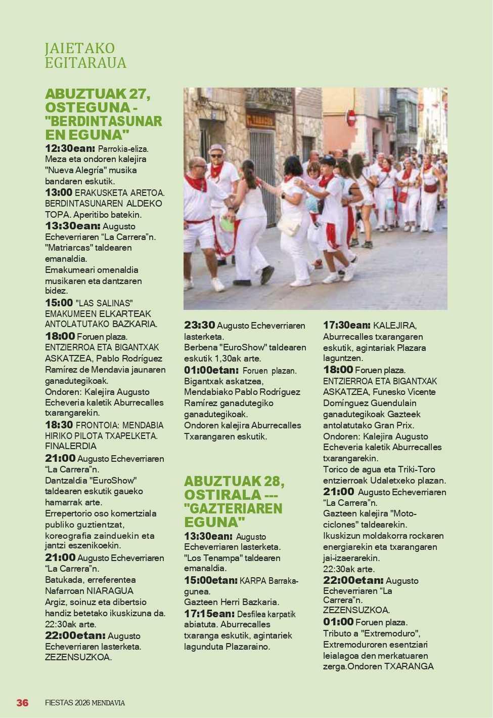 🙌🏻🔻PROGRAMA FIESTAS PATRONALES 2026 🔻🙌🏻
