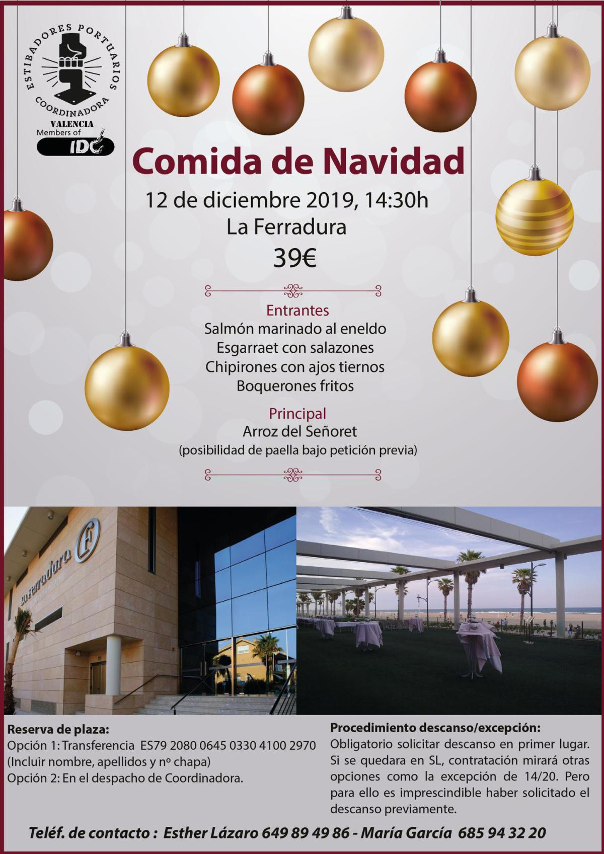 COMIDA DE NAVIDAD 2019 COMIDA DE NAVIDAD 2019