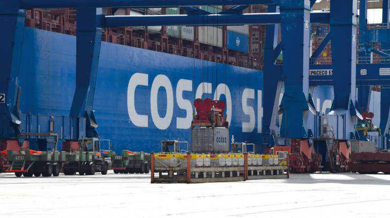 Las terminales españolas de COSCO cierran el mejor enero de su historia con 307.100 TEUs