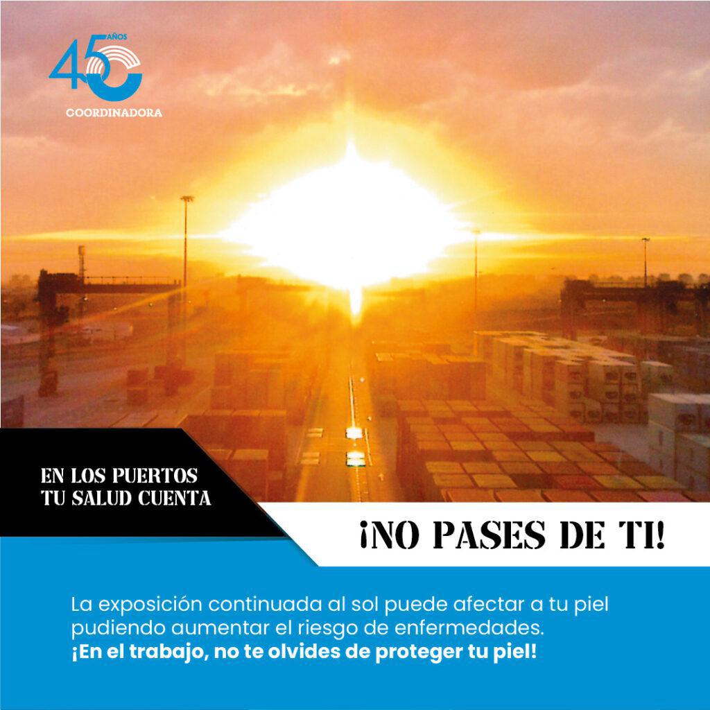 ‘No pases de ti’, campaña de Prevención de Coordinadora 